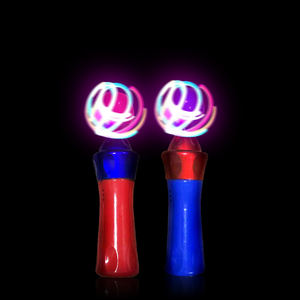 Umwelt freundlich 4. Juli <span class=keywords><strong>Magic</strong></span> Light up Toy Wands Kinder Weihnachten LED Spinning <span class=keywords><strong>Ball</strong></span> <span class=keywords><strong>Magic</strong></span> Stick Spinner Blinklicht Spielzeug - Product Image 5