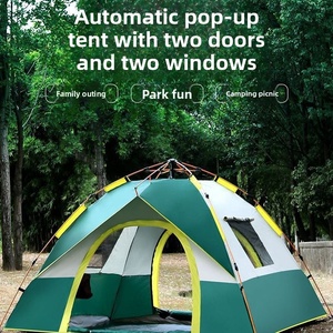 Abri extérieur instantané, tente pop-up imperméable et résistante aux UV <span class=keywords><strong>pour</strong></span> les voyages - Product Image 4