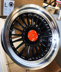 Jantes de voiture en alliage noir 20x14 18x12 18x105 5x1143 <span class=keywords><strong>4X100</strong></span>, jantes de voiture de course - Product Image 4