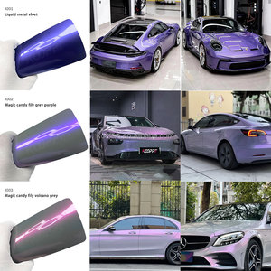 <span class=keywords><strong>Film</strong></span> de protection de peinture (PPF) auto-cicatrisant pour carrosserie de voiture, en TPU, noir brillant, couleur violet charmant, pour covering automobile - Product Image 3