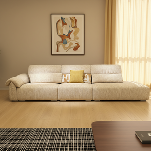 Divano Letto Modulare <span class=keywords><strong>Moderno</strong></span> VONLIVA in Legno Massello e Vera Pelle, Personalizzabile per <span class=keywords><strong>Soggiorno</strong></span> di Villa - Product Image 2