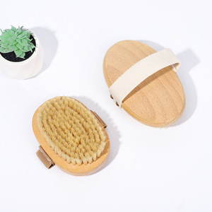<span class=keywords><strong>Spazzola</strong></span> per il corpo in legno naturale per massaggio a secco ed esfoliazione, <span class=keywords><strong>spazzola</strong></span> anticellulite morbida e liscia - Product Image 1