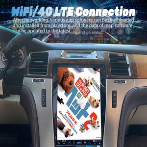 Autoradio multimédia Tesla Android 13 de 13,6 pouces pour Cadillac Escalade 2007-2014, navigation GPS, écran tactile IPS, Carplay - Product Image 6