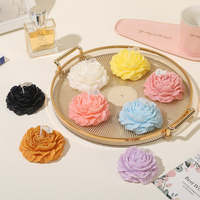 Lilin Bunga Peony Mewah Buatan Tangan dari Lilin Kedelai Aroma Padat Aromaterapi untuk Udara Segar di Dalam Ruangan Hadiah Hari Ibu