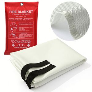 Manta Ignífuga de Fibra de Vidrio para Emergencias en el Hogar y la Cocina, 40"*40 Pulgadas, Suave, con Logotipo Personalizado para Automóvil - Product Image 1