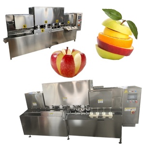 Macchina per rimuovere la buccia di mela e il nucleo industriale macchina automatica pelapatate e carotatrice di <span class=keywords><strong>mele</strong></span> Peeling e carotaggio e separazione - Product Image 1