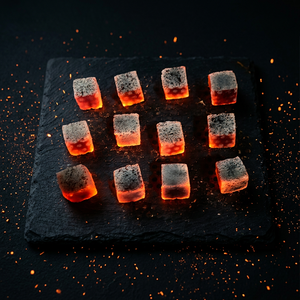 La fabrication des chichas indonésiennes en usine consiste à utiliser des briquettes de coque de noix de coco pure. - Product Image 1