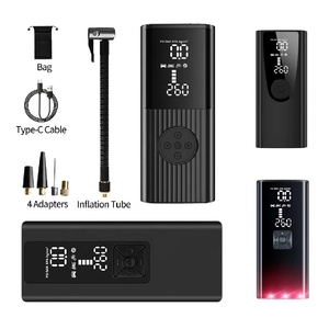 Nuevo Compresor de Aire Portátil Inalámbrico de 12V para Auto con Manómetro Digital, 6000mAh, Luz de Emergencia ABS y Monitor de Presión de Neumáticos - Product Image 4