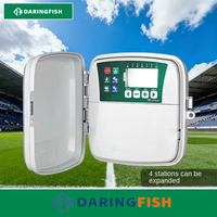 DaringFish Controlador de Riego Inteligente de 16 Vías, Válvula Solenoide Automática para Riego Doméstico, Aspersor Temporizado para Plástico
