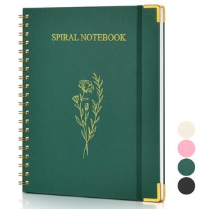 Conçu sur mesure et logo 10.5*8.5 pouces cahier à reliure à spirale ligne Journal travail cadeau école bureau cahier à couverture rigide personnel - Product Image 4