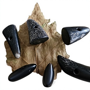 Boutons à bascule faits main en corne de buffle écologiques, forme naturelle, polis, durables, objets d'art, collectionnables, animaliers, vintage, classiques - Product Image 2