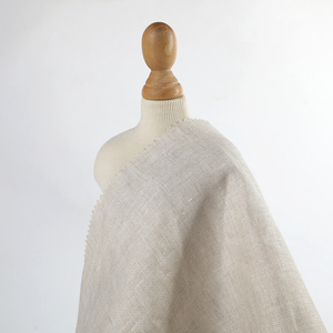 Phụ Nữ Màu Hàng Loạt Chất Lượng Bán Buôn Linen Áo sơ mi Vải Mùa Hè Chất Liệu Dệt Nhuộm Vải Lanh 100% <span class=keywords><strong>Twill</strong></span> Vải Quần Áo - Product Image 5