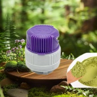 Capuchon de séparation solide-liquide en plastique de 30 mm, à ouverture par torsion, pour poudre de café, thé, matcha et autres boissons solides