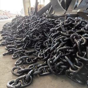 Cadena de Anclaje de 22 mm, 28 mm, 32 mm, Galvanizada en Caliente/Pintada de Negro, Soldada, Grado CM370/CM490/CM690, M1/M2/M3/M4, Certificación ISO, Grado Naval - Product Image 6