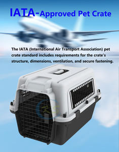 Jaulas de Transporte para Perros Aprobadas por Aerolíneas, Jaula Rígida para Transporte de Mascotas, Jaula Resistente para Perros - Product Image 4