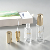 Flacons de parfum portables vides avec logo personnalisé, 3 ml, 5 ml, 10 ml, 20 ml, 30 ml, flacons d'échantillon de voyage, stock disponible, boîte cadeau disponible