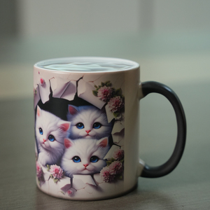 Taza Mágica Sensible al <span class=keywords><strong>Calor</strong></span> <span class=keywords><strong>con</strong></span> Cambio <span class=keywords><strong>de</strong></span> <span class=keywords><strong>Color</strong></span>, Taza <span class=keywords><strong>de</strong></span> Cerámica <span class=keywords><strong>con</strong></span> Sublimación, <span class=keywords><strong>con</strong></span> Foto, Imagen o Logotipo Personalizado - Product Image 5