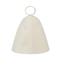 Chapeau de spa en laine personnalisé, vente en gros, commande minimum de cinquante pièces, adapté aux hôtels, aux saunas et aux spas