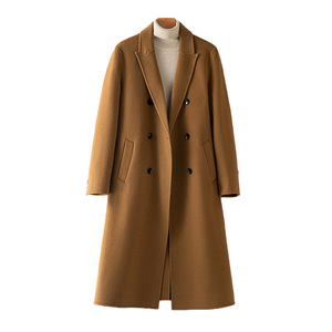 <span class=keywords><strong>Cappotto</strong></span> di Lusso in Lana a Doppia Faccia per <span class=keywords><strong>Uomo</strong></span>, Giacca Lunga Classica a Doppio Petto Color <span class=keywords><strong>Cammello</strong></span>, <span class=keywords><strong>Cappotto</strong></span> Invernale Premium su Misura Lungo fino al Ginocchio - Product Image 4