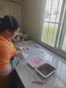 Monedas de resina de piedra de cristal natural, <span class=keywords><strong>Bao</strong></span> figuritas de dinero, decoraciones para el hogar Feng Shui, artesanías de resina - Product Image 5