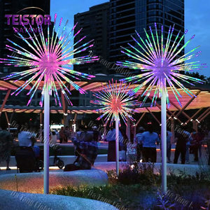 <b>Christmas</b> Firework <b>Tree</b> Motif <b>Light</b> with Open Spreading Branches for Tall Lightweight Looking Holiday Displays - Product Image 5