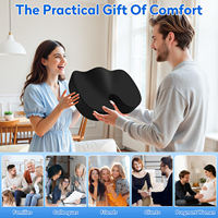 Coussin de siège ergonomique en mousse à mémoire de forme de qualité supérieure, design coréen, en PU moulé avec charbon actif, conception sous vide pour soulager les douleurs aux fesses