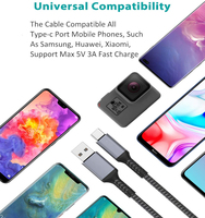 Kustomisasi 3A Usb 3. 1A Usb-c Usb-a Kabel Ugreen Logo Kustom Kabel Tipe C Ponsel Pengisian Cepat