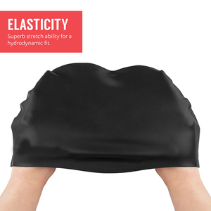 Bonnet de bain en silicone pour femmes, idéal pour les dreadlocks longues – Collection été populaire - Product Image 5