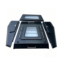 Bâche de benne de camion rétractable en alliage d'aluminium, étanche, installation sans perçage pour F 0 Ranger Raptor Frontier Navara Titan