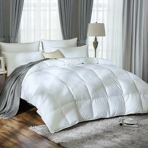 King Queen <strong>Double</strong> Custom Size Goose Down Quilt <strong>Feather</strong> Filling <strong>Duvet</strong> All Season Comforter - Product Image 1
