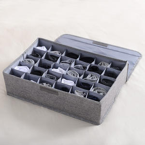 Vente chaude : Organisateur de tiroir de placard flexible et simple de style Japandi pour sous-vêtements et chaussettes, pour un rangement impeccable toute l'année - Product Image 2