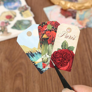 Perlengkapan Scrapbook Vintage 200pcs untuk Bullet Journal, Planner, Stiker Washi Estetis, Kit Kerajinan Kertas, Cottagecore Collage - Product Image 4