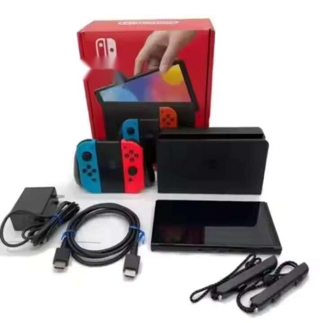Used Original Switch 2 OLED Console White Red Blue Joystick Handheld Game Players Full Warranty WiFi Touchscreen 4000mAh Battery