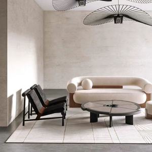 Customized Style Most Popular Nordic Living Room Sofa Chair Solid Wood Chairs Frame Fabric <strong>Covers</strong> Lounge <strong>Armchair</strong> Sofa - Product Image 4