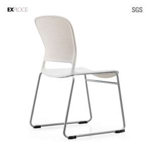 Hơn Ghế Ngăn Xếp Nhiều Tiền Hơn Tiết Kiệm Kim Loại Chân Xếp Chồng Nhựa Đào Tạo Ghế - Product Image 4