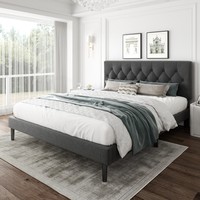 Maßgefertigter Luxuriöser Konvertierbarer Moderner Nordischer Stil Samt-Polsterung Verstellbares Bettgestell Geräuschfreies Design Hohe Tragfähigkeit