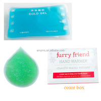 Sacs de glace mous réutilisables en PVC mignons packs de glace en gel chaud et froid pack de glace d'urgence pour fièvre blessure peut être imprimé logo