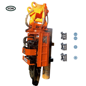 Портативный вибромолот для экскаватора с боковой рукояткой для быстрого развертывания сваи для экскаватора - Product Image 4