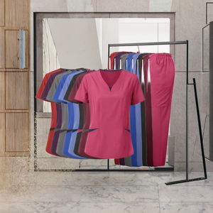 Uniformes Médicos de Cuello en V, Lisos, Teñidos, Económicos, Elásticos, para Enfermería Dental, Elegantes y Ecológicos, Servicios OEM al por Mayor - Product Image 3