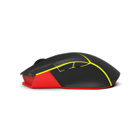 Souris de jeu sans fil programmable AIKUN à trois modes - Rétroéclairage RVB dynamique réglable - 8 touches macro - DPI commutable 16000 - Touche Fire