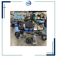 Treuil électrique en acier avec moteur 12V DC Corde en nylon pour ATV UTV Grues de bateaux tout-terrain Applications automobiles Treuil 24V