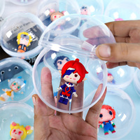 Vente en gros de poupées d'usine de 100mm, dessins animés Gacha, balles, machines, jouets surprises, boîtes aveugles, cadeau