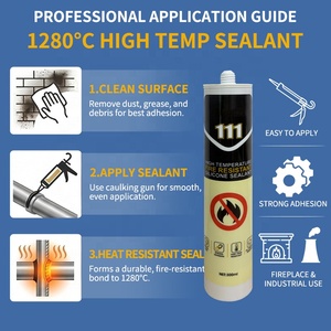 Scellant en silicone pour four à micro-ondes et cuisinière à gaz, résistant aux hautes températures et ignifuge, fabriqué en usine OEM - Product Image 4