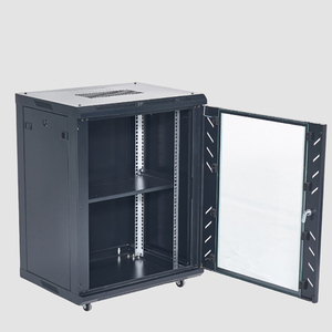 19 Inch Floor <b>Standing</b> Network Cabinet Server Rack 4U 6U 9U 12U SPCC Steel for Router Switch Vented Mesh <b>Doors</b> - Product Image 5