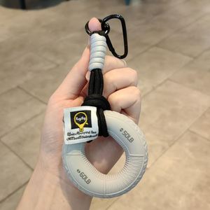 Fitness Grip Strength <b>Ring</b> Stress Relief Keychain <b>Bag</b> Charm Backpack Accessory Instagram Unisex Gift Silicone <b>Key</b> Chain - Product Image 6
