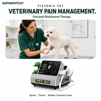 Appareil de thérapie par ondes de choc vétérinaire Kaphaphysio pour la rééducation des articulations et des muscles des chevaux, chiens, chats et autres animaux de compagnie, usage clinique