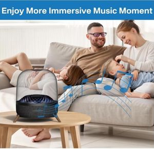 Aura Studio pour support de haut-parleur Acrylique Surround Sound Desk Stand Caractéristiques peu encombrantes pour un son de studio optimal - Product Image 5