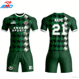 Kit d'<span class=keywords><strong>entraînement</strong></span> de football personnalisé pour hommes tissu de t-shirt à logo imprimé unique nouvelle saison <span class=keywords><strong>tenue</strong></span> de football de club pour adultes combinaison de football - Product Image 1