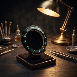 Pièces de montre haut de gamme : Insert de lunette en céramique entièrement luminescent pour SKX007, vente chaude - Product Image 4