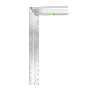 Regla de ángulo multifuncional de aleación de aluminio de 90 y 45 grados con burbuja de nivel para marcado y diseño en carpintería ODM/OEM - Product Image 2